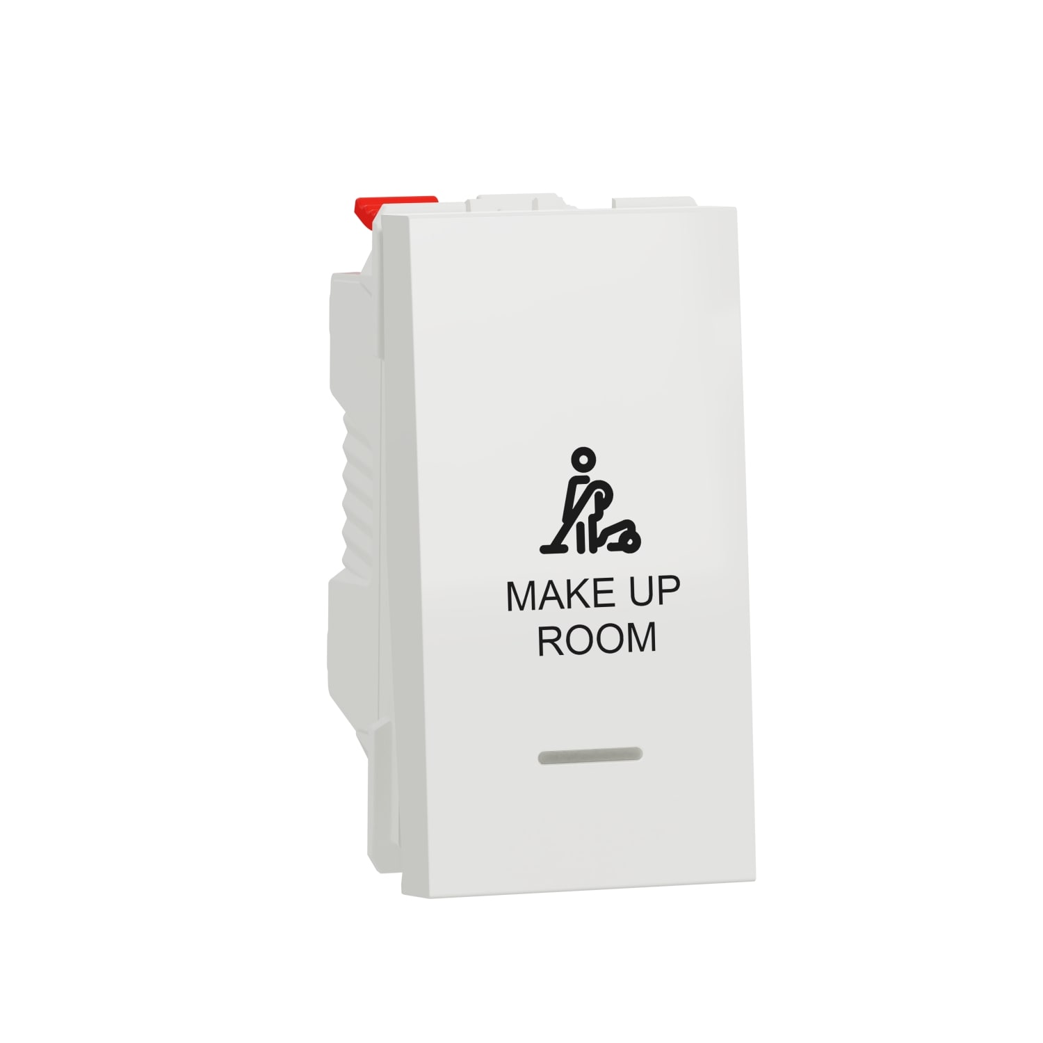 Schneider Electric - Unica - commande pour chambre hotel - symbole MUR - 1 mod - Blanc - meca seul