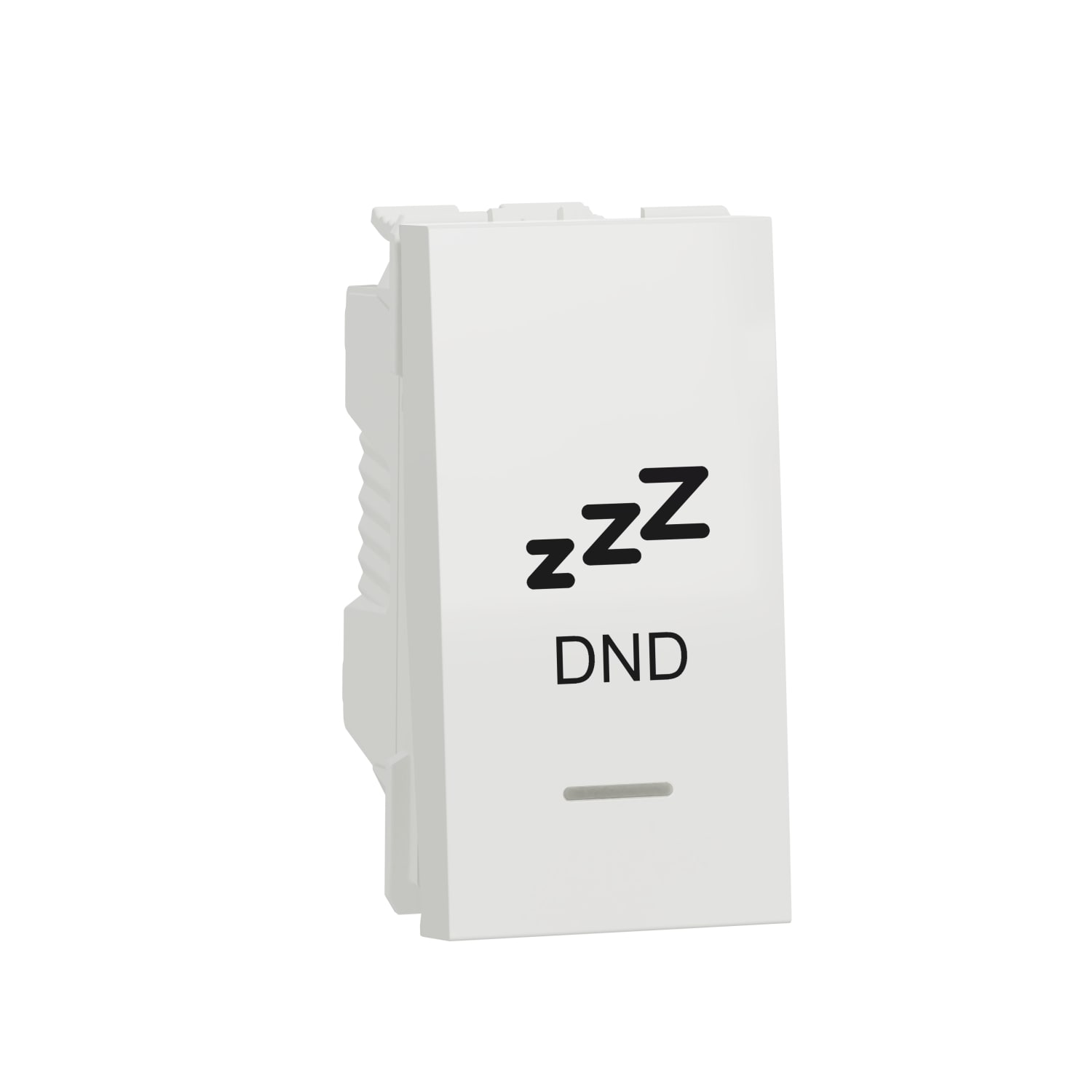 Schneider Electric - Unica - commande pour chambre hôtel - symbole DND - 1 mod - Blanc - méca seul