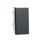 Schneider Electric - Unica - va-et-vient lum témoin - 10A - connex rapide - 1 mod - Anthr - méca seul