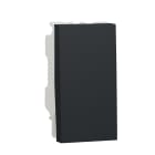 Schneider Electric - Unica - bouton-poussoir NO/NF - 10A - connex rapide - 1 mod - Anth - méca seul
