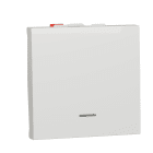 Schneider Electric - Unica - poussoir lumineux (localisation) - 10A - 2 mod - Blanc antib - méca seul