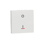 Schneider Electric - Unica - interrupteur bipolaire lumineux (indication) - 2 mod - Blanc - méca seul