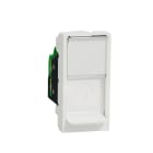 Schneider Electric - Unica - prise RJ45 simple - cat 6 STP - 1 mod - Blanc - méca seul