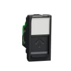 Schneider Electric - Unica - prise RJ45 simple - cat 6 STP - 1 mod - Anthracite - méca seul