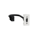Schneider Electric - Unica - prise HDMI preconnectorisee - 1 mod - Blanc - meca seul