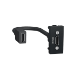 Schneider Electric - Unica - prise HDMI préconnectorisée - 1 mod - Anthracite - méca seul