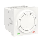 Schneider Electric - Unica - thermostat chauffage / climatisation - 8A - Blanc - méca seul