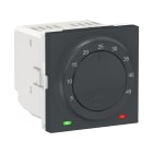 Schneider Electric - Unica - thermostat pour plancher chauffant - 10A - Anthracite - méca seul