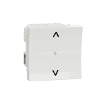 Schneider Electric - Wiser Unica - interrupteur volet-roulant - 4A - zigbee - blanc - méca seul