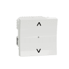 Schneider Electric - Wiser Unica - interrupteur volet-roulant - 4A - zigbee - blanc - méca seul