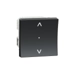 Schneider Electric - Wiser Unica - interrupteur volet-roulant - 4A - zigbee - anthracite - méca seul