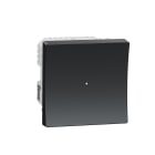 Schneider Electric - Wiser Unica - variateur poussoir - 2 fils - zigbee - anthracite - méca seul