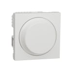 Schneider Electric - Wiser Unica - variateur rotatif - 2 fils - Bluetooth - blanc - meca seul