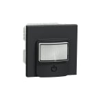 Schneider Electric - Unica - détecteur de mouvements + poussoir - 230V - 10A - Anthracite - méca seul