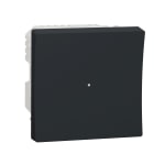 Schneider Electric - Wiser Unica - bouton poussoir - 10A - zigbee - anthracite - méca seul