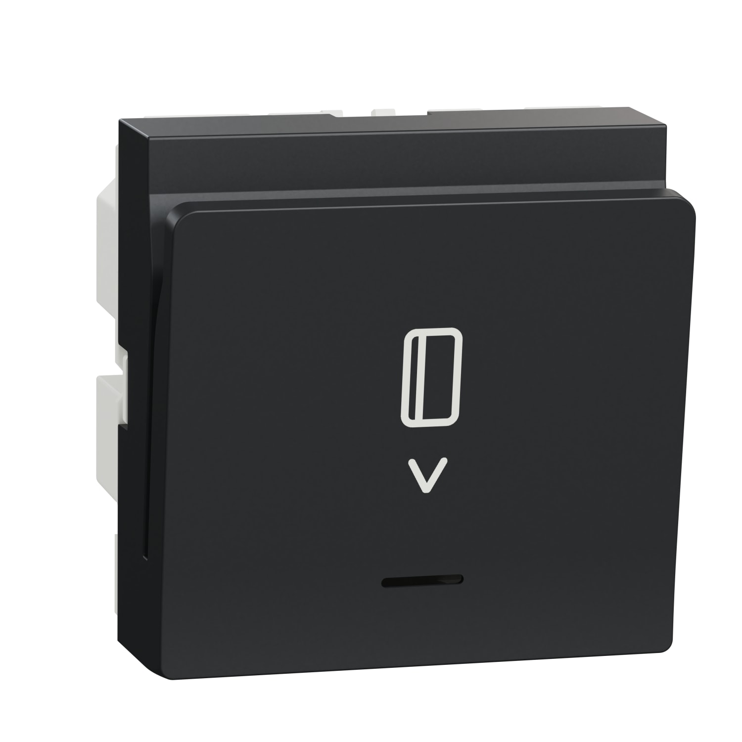 Schneider Electric - Unica - commande à carte électronique - 2 modules - Anthracite - mécanisme seul