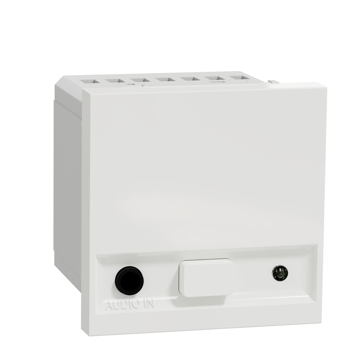 Schneider Electric - Unica - module diffusion sonore bluetooth - commande + alim - 2 mod - Blanc