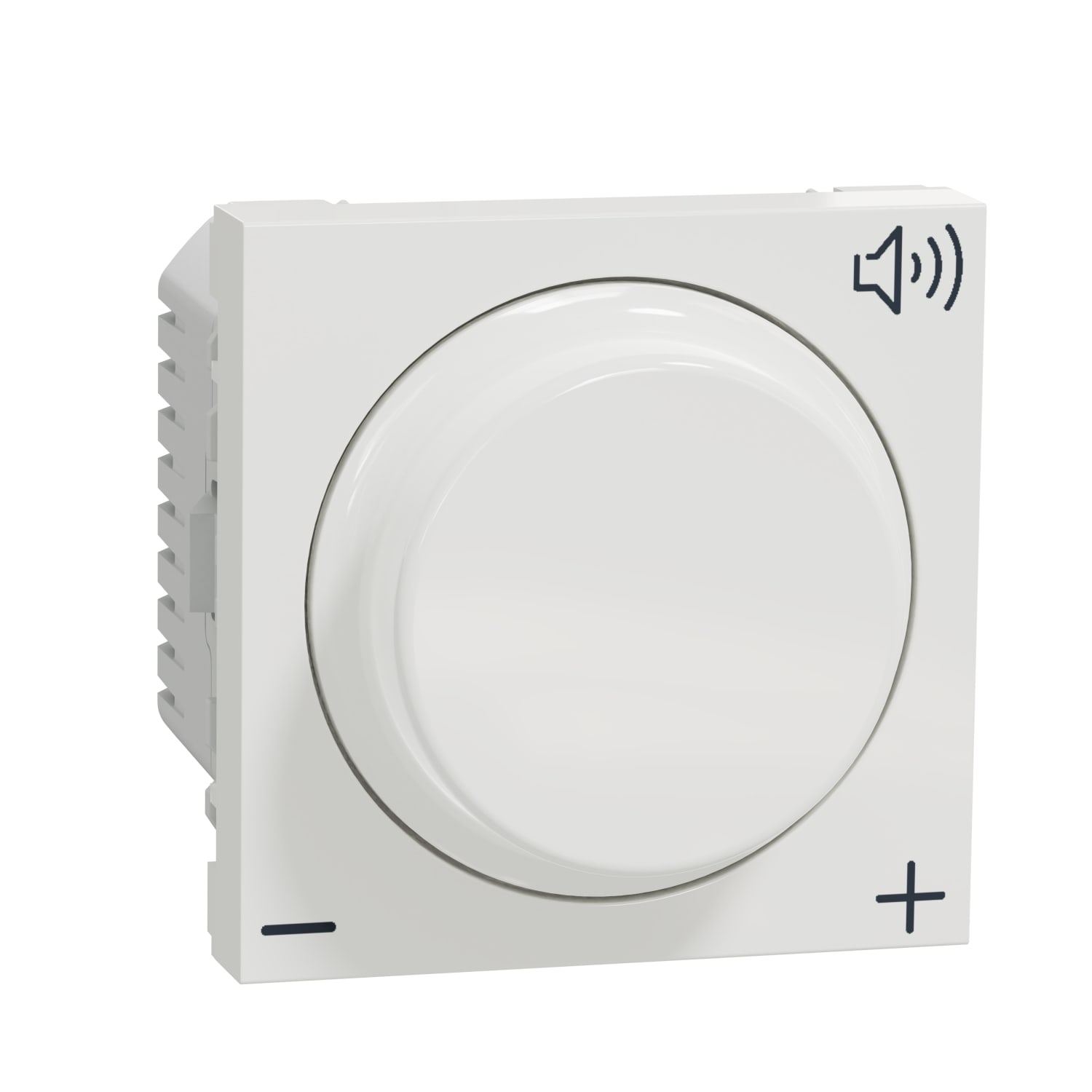 Schneider Electric - Unica - contrôle du volume - 12V - 2 mod - blanc - méca seul