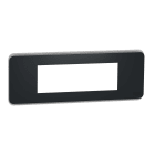 Schneider Electric - Unica Pro - plaque de finition - Anthracite - 6 modules