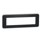 Schneider Electric - Unica Pro - plaque de finition - Anthracite - 8 modules