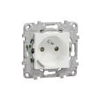 Schneider Electric - Wiser Unica - Prise 2P+T connectée - 16A - zigbee - Blanc
