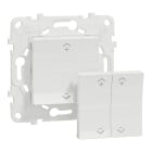 Schneider Electric - Wiser Unica - interrupteur centralisé sans fil 2 ou 4 BP - Blanc
