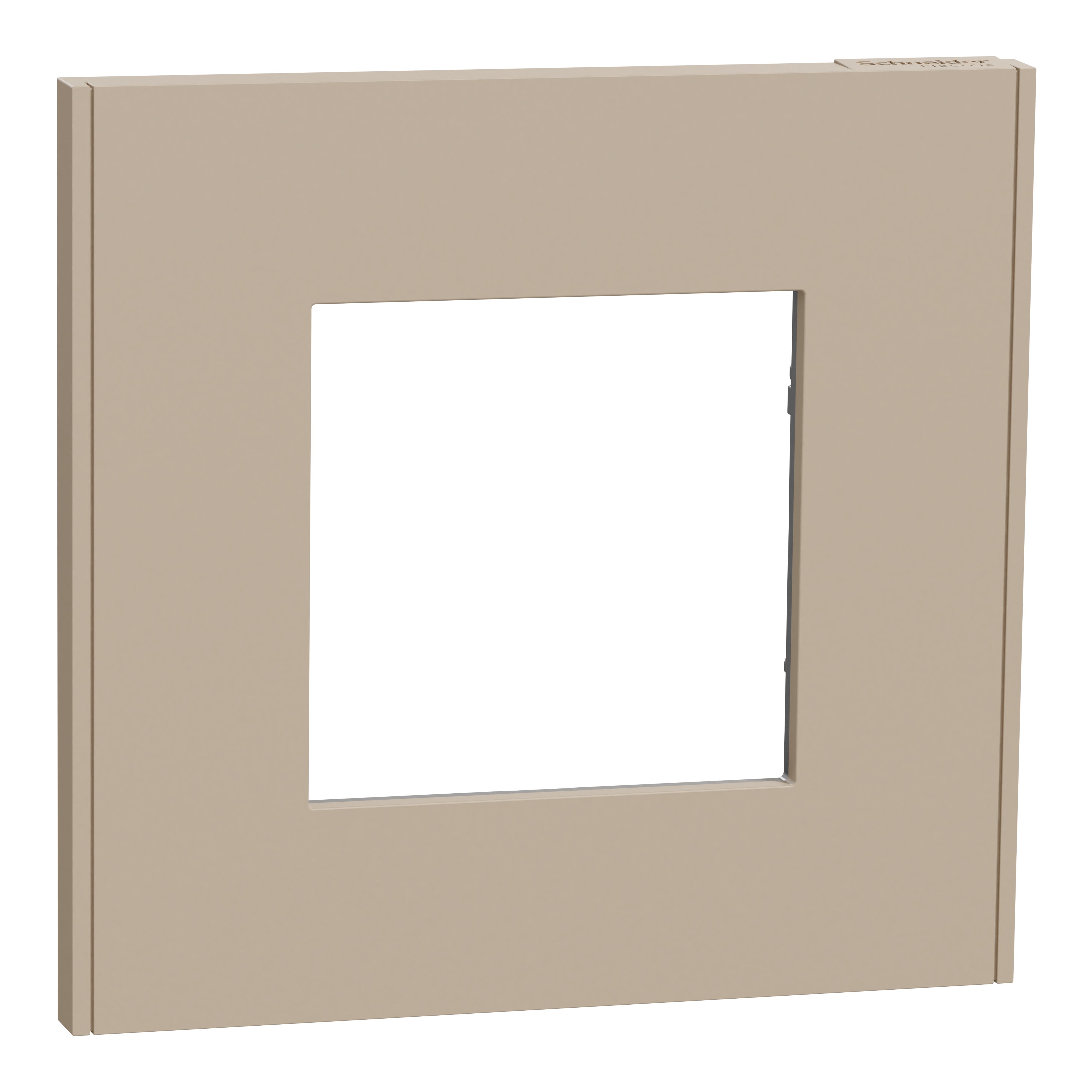 Schneider Electric - Unica Déco Essentielle - Plaque de finition - Taupe - 1 poste