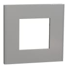 Schneider Electric - Unica Deco Essentielle - Plaque de finition - Aluminium - 1 poste