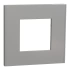 Schneider Electric - Unica Déco Essentielle - Plaque de finition - Aluminium - 1 poste