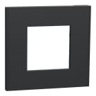 Schneider Electric - Unica Déco Essentielle - Plaque de finition - Anthracite - 1 poste
