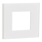 Schneider Electric - Unica Déco Signature - Plaque de finition - Blanc neige - 1P