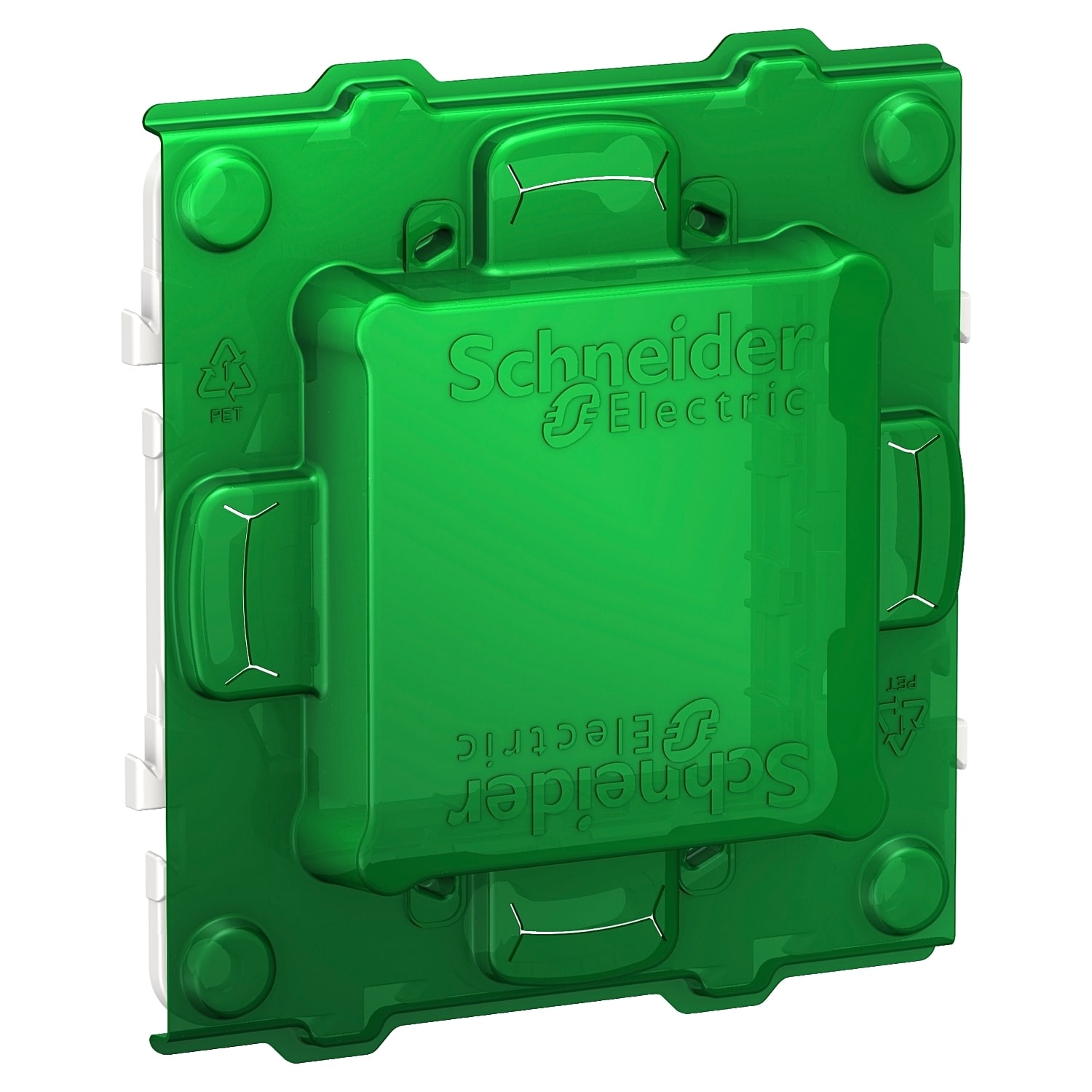 Schneider Electric - Unica - support de fixation 2 mod + protection de chantier - plastique