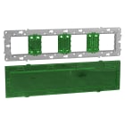 Schneider Electric - Unica - support de fixation 10 mod / 4 postes + protection de chantier - zamac