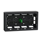 Schneider Electric - Unica - boîte de concentration saillie - 2 rang de 10 mod - Anthracite - à compl