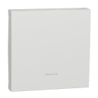 Schneider Electric - Unica - enjoliveur interrupteur ou bouton-poussoir lumineux - 2 mod - Blanc anti