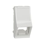 Schneider Electric - Unica - prise pour 1 RJ45 S-One incliné - 1 mod - Blanc antibacter - méca seul