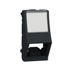 Schneider Electric - Unica - prise pour 1 RJ45 S-One incliné - 1 mod - Anthracite - méca seul