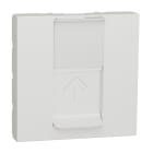 Schneider Electric - Unica - prise pour 1 RJ45 S-One - 2 mod - Blanc antibactérien - méca seul
