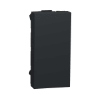 Schneider Electric - Unica - obturateur - 1 module - Anthracite - mécanisme seul