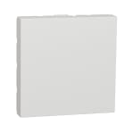 Schneider Electric - Unica - obturateur - 2 modules - Blanc antibactérien - mécanisme seul