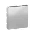 Schneider Electric - Unica - obturateur - 2 modules - Alu - mécanisme seul