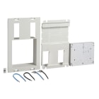 Schneider Electric - PrismaSeT G - Platine branch. Puiss. limitée-Kit panneau ctrl 1P-RAL9003