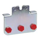 Schneider Electric - PrismaSeT - Platine support goulotte - vis écrous plastiques - lot de 10
