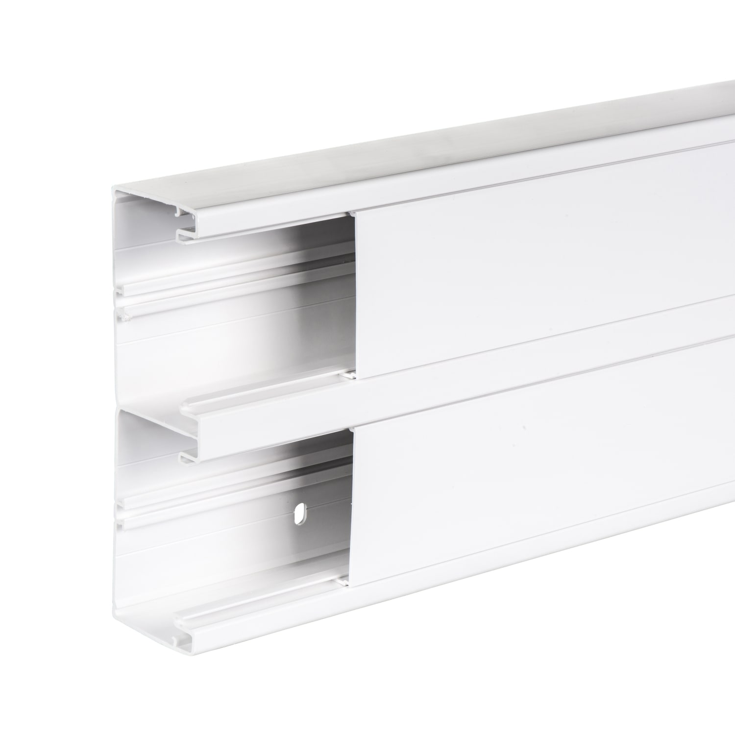 Schneider Electric - OptiLine 70 - goulotte PVC 2 compartiments 185x55x2000mm - au metre lineaire