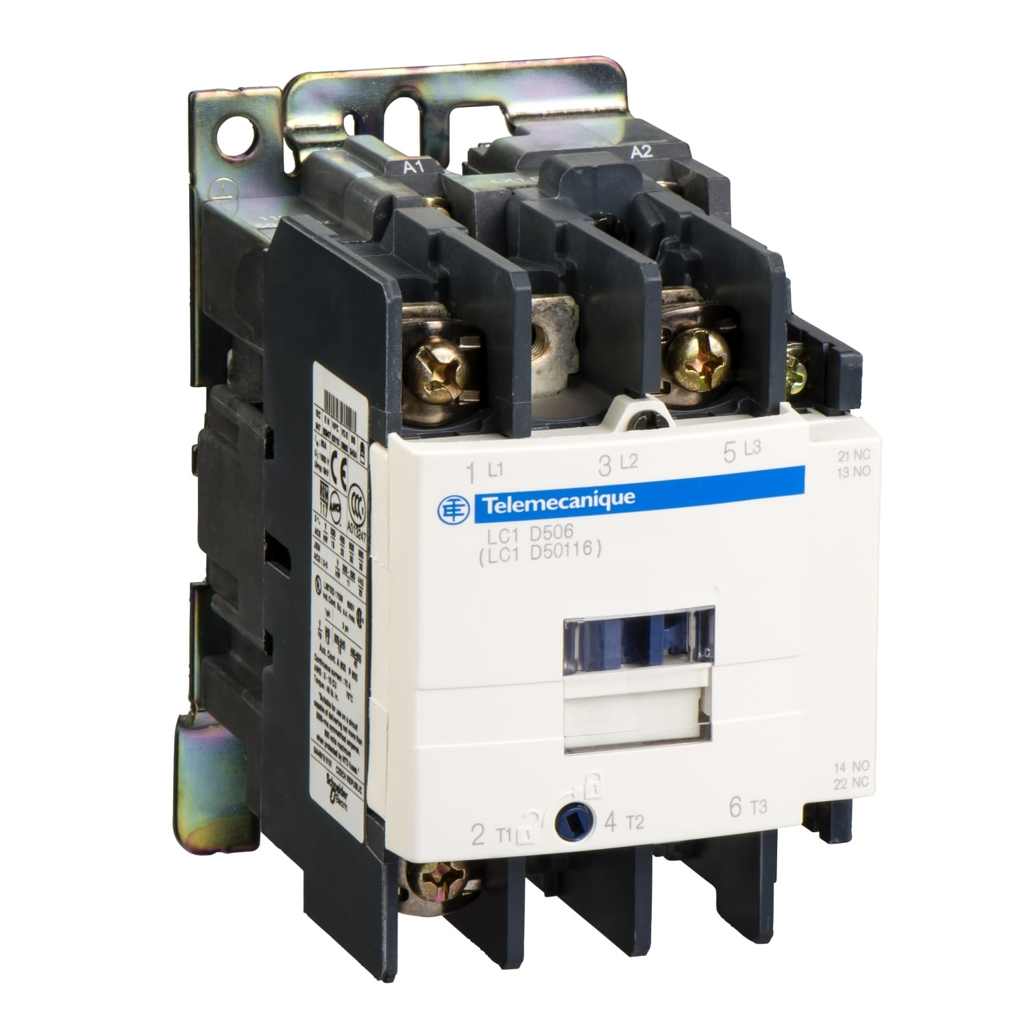 Schneider Electric - TeSys D - contacteur EN45545 - 3P(3NO) - AC3 <=440V 50A - 110Vcc - cosse fermée