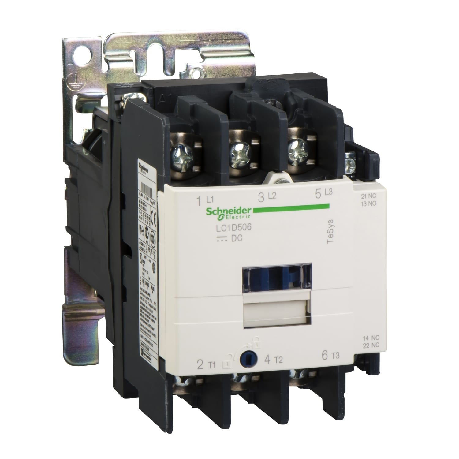 Schneider Electric - TeSys D - contacteur EN45545 - 3P(3NO) - AC3 <=440V 50A - 72Vcc - cosses fermées