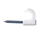 Schneider Electric - Mureva Fix - Clip à clou - pour câble Ø7-10mm - clou Ø2-L25mm - blanc RAL9010
