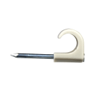 Schneider Electric - Mureva Fix - Clip à clou - pour câble Ø8-12mm - clou Ø2-L30mm - gris