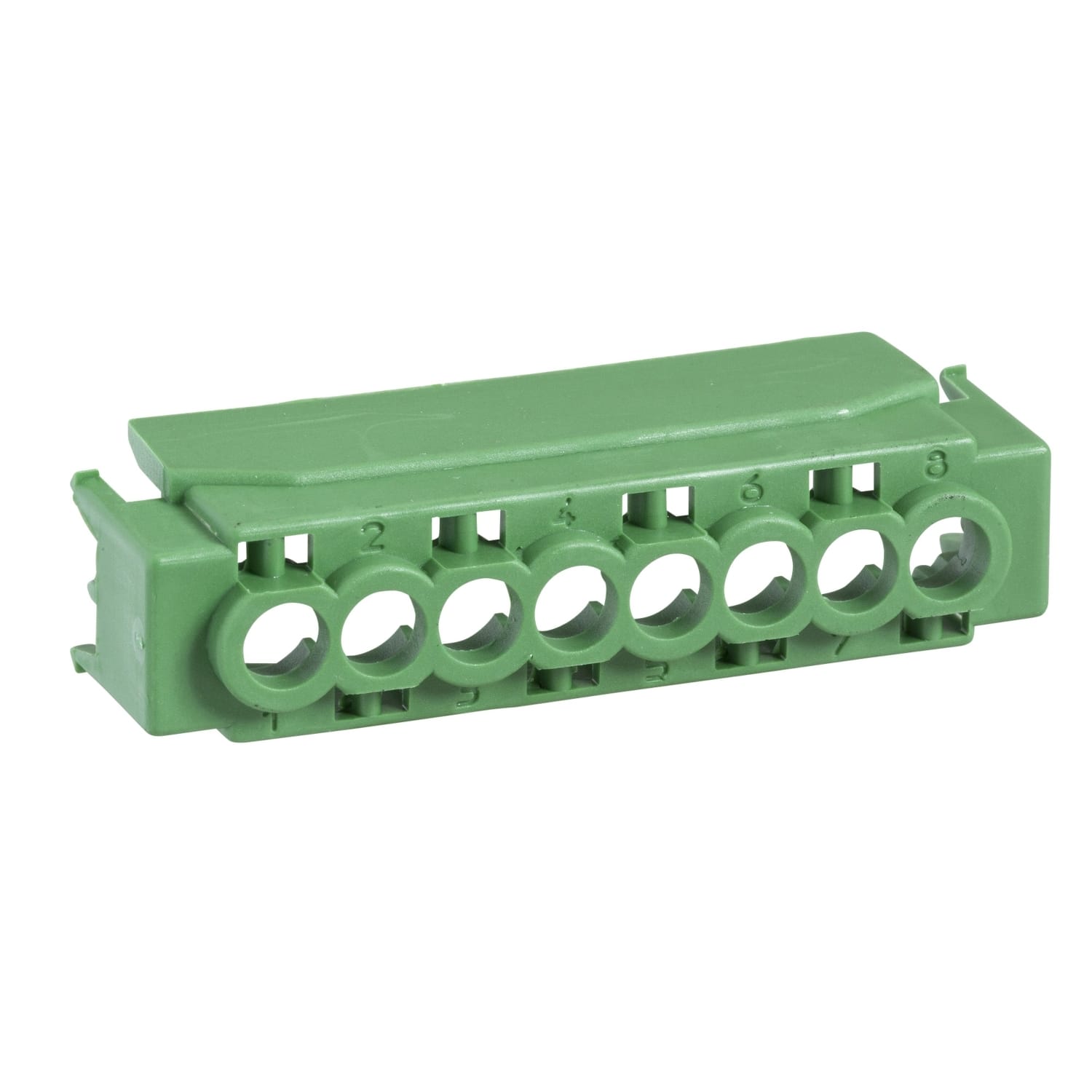 Schneider Electric - MUREVA - capot IP2 pour bornier 8 trous - vert