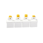 Schneider Electric - Acti9 - cache-vis pour iC60 iID - 4P - lot de 20 - plombable